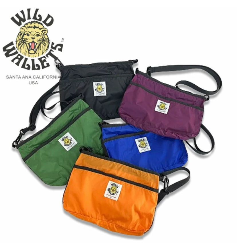 【 WILD WALLETS 】Nylon Shoulder Pouch Bag