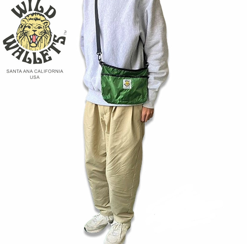 【 WILD WALLETS 】Nylon Shoulder Pouch Bag