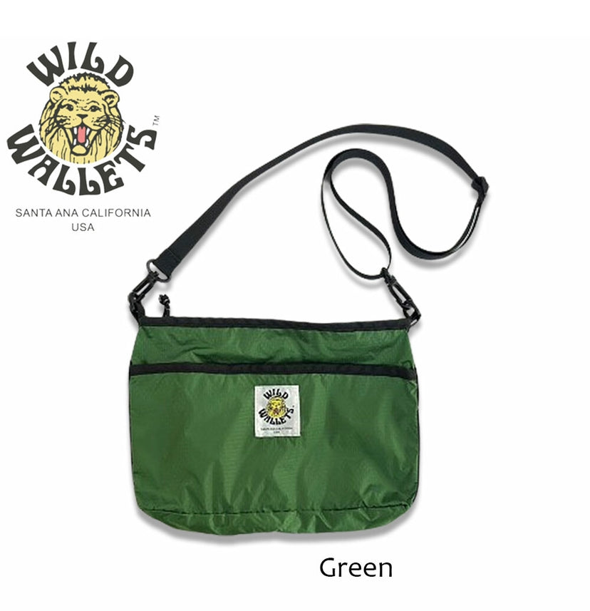 【 WILD WALLETS 】Nylon Shoulder Pouch Bag